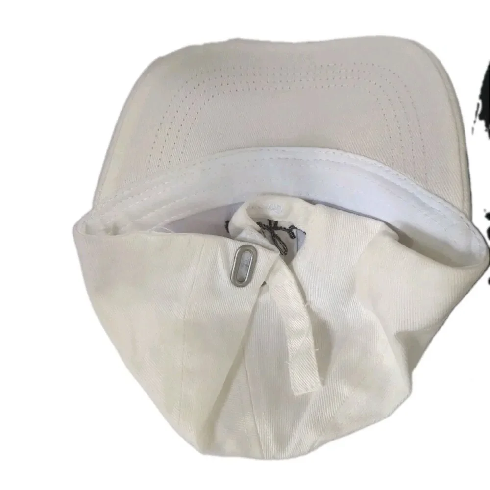 Hubby and Wifey Caps One Size Black & White Embroidered Bridal Wedding Set Hats